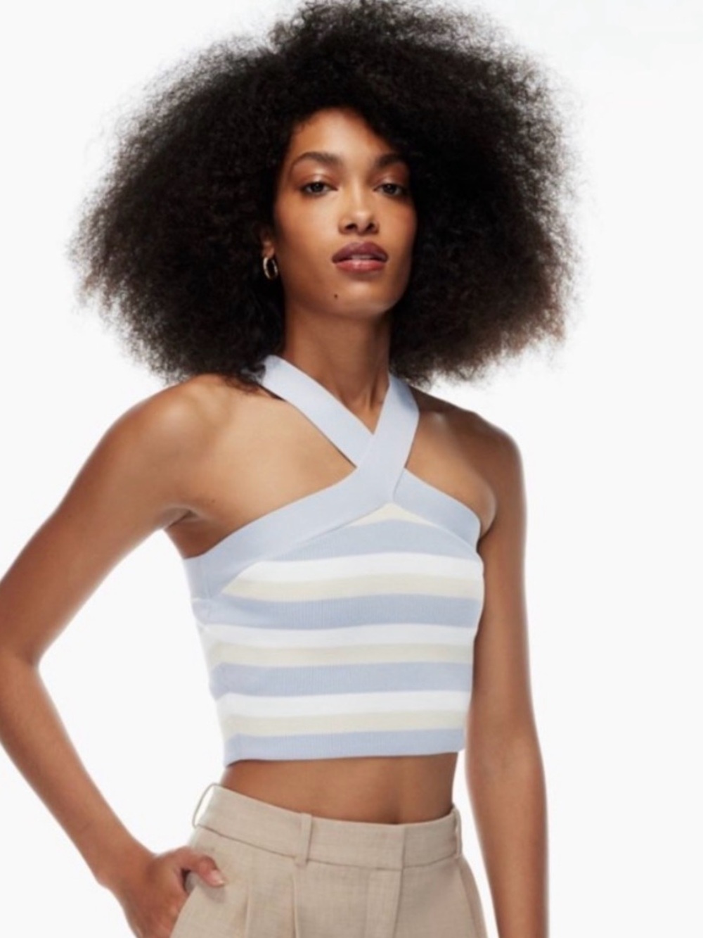 House of Harlow 1960 Cropped Crisscross Tank